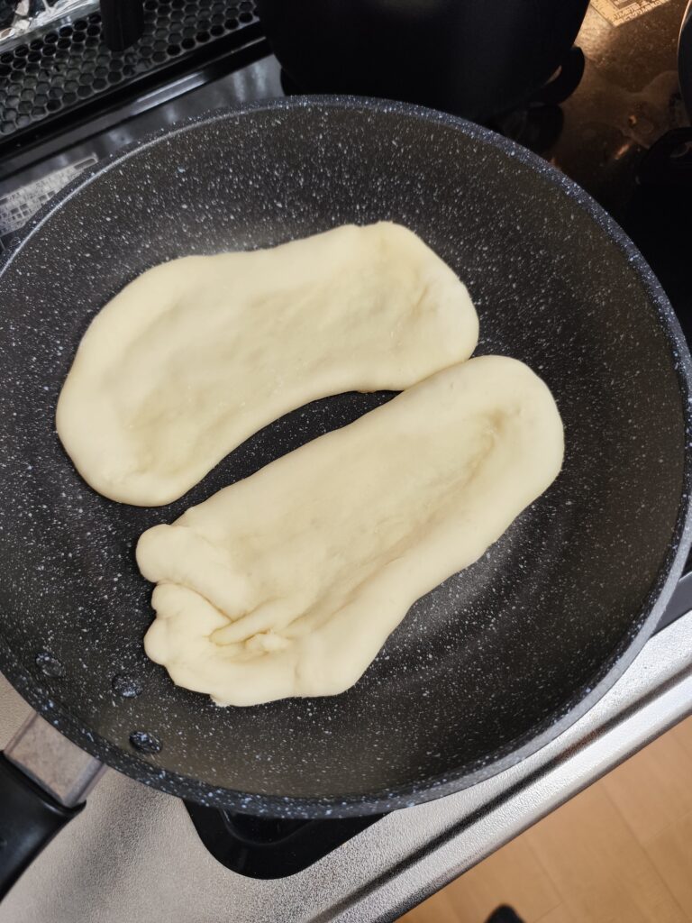 フライパンで焼く