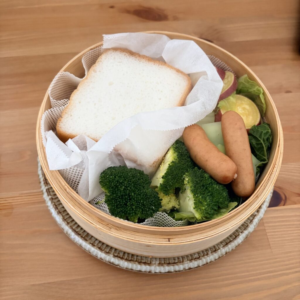 せいろ　米粉パン
