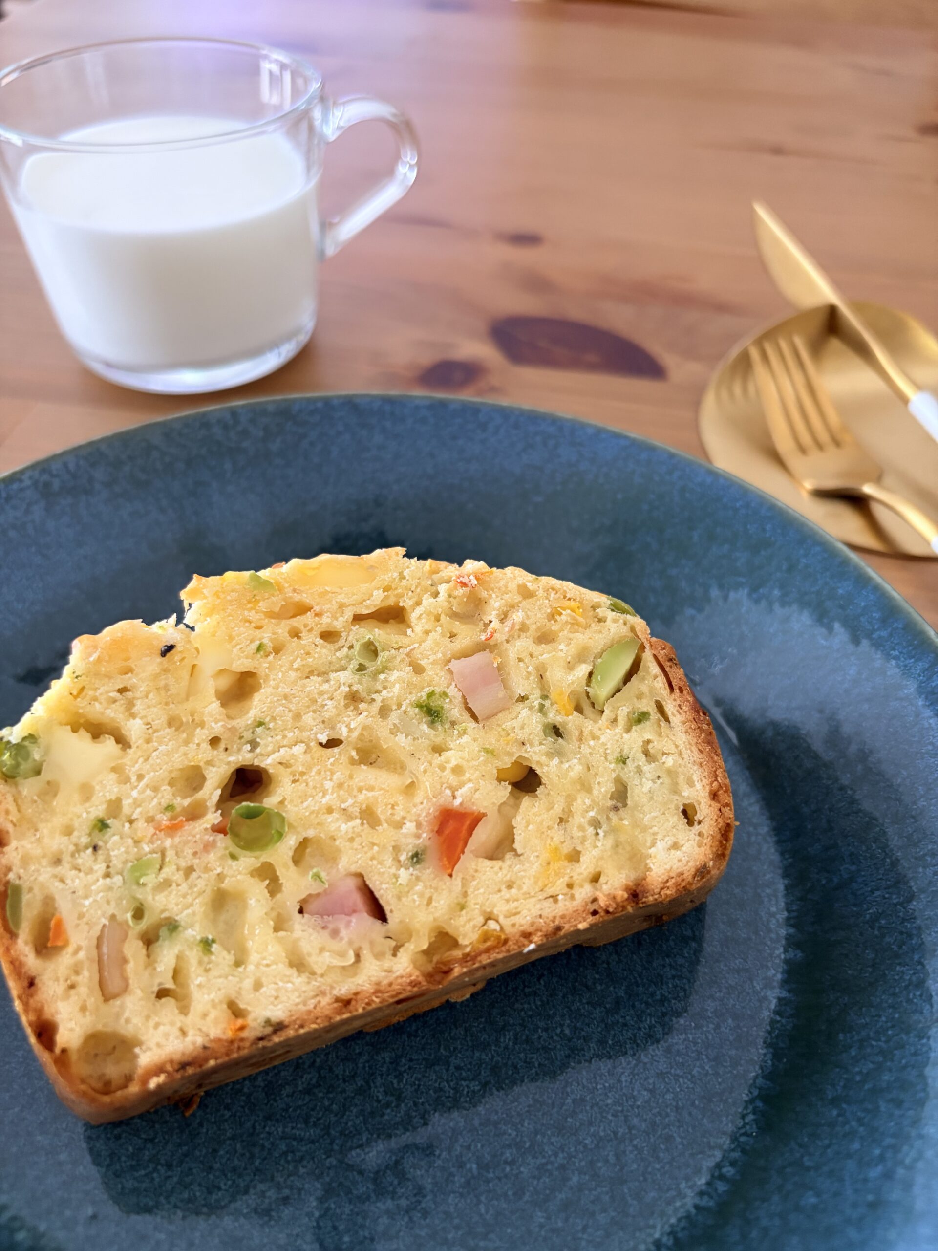 ケークサレ朝食