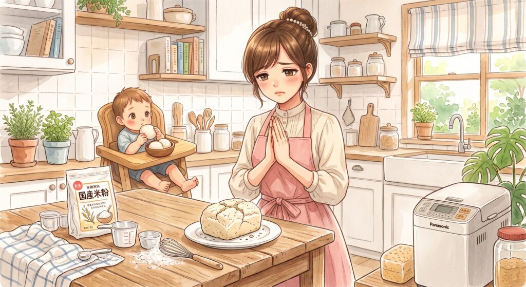米粉パン_失敗
